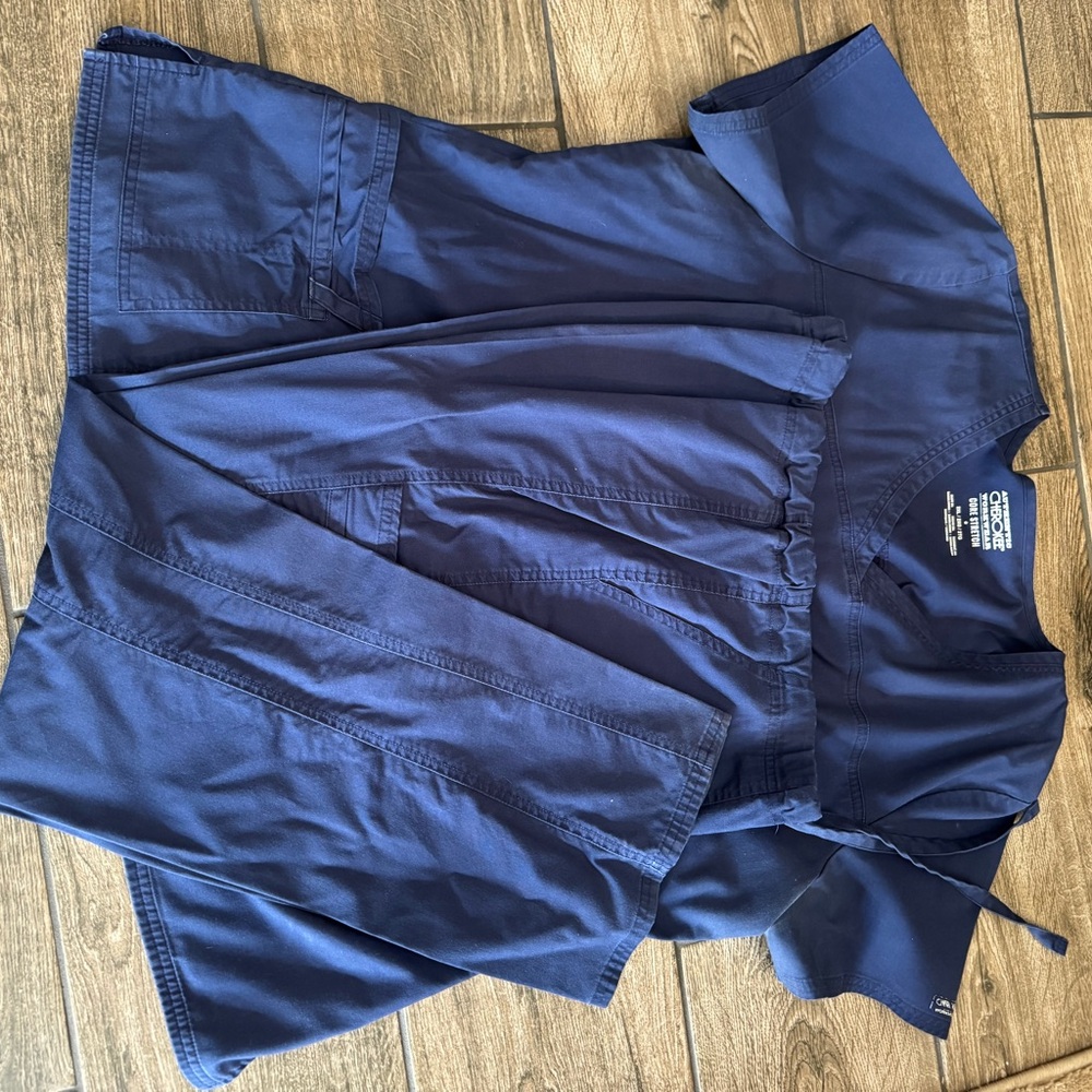 Cherokee Navy Blue Scrub Set#8